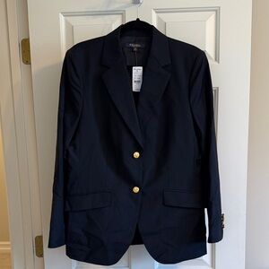 Brooks Brothers Loro Piana Navy Blazer w/ Gold Buttons - Italian Wool NWT